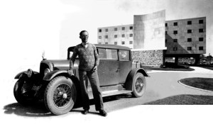 Le Corbusier and his Lumineuse.  