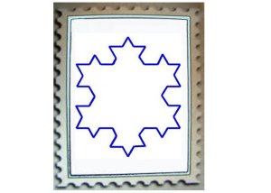 The Koch Snowflake gets a lot more intricate, but not much larger. 