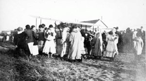 Imagine the excitement of the squadron's arrival!