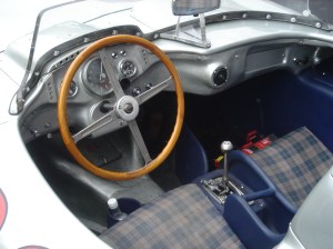 The "office" of Mercedes-Benz 300SLR 722. 