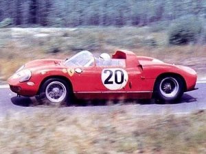 This Ferrari 275P won at Le Mans in 1964 and took the Index of Performance as well.