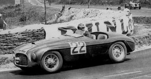 This Ferrari 166MM, winner of the 1949 Le Mans, also won its Index of Performance award.