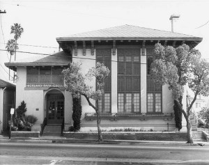 Highland Park Ebell Club, a fine Craftsman building established in 1912.